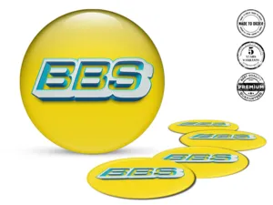 BBS Insignias Bombadas Premium Núcleo Racing Cuántico